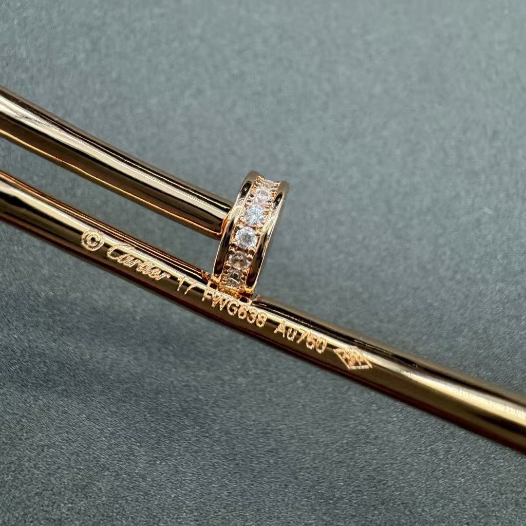 CARTIER JUSTE BRACELET 2.5MM DIAMONDS NEW