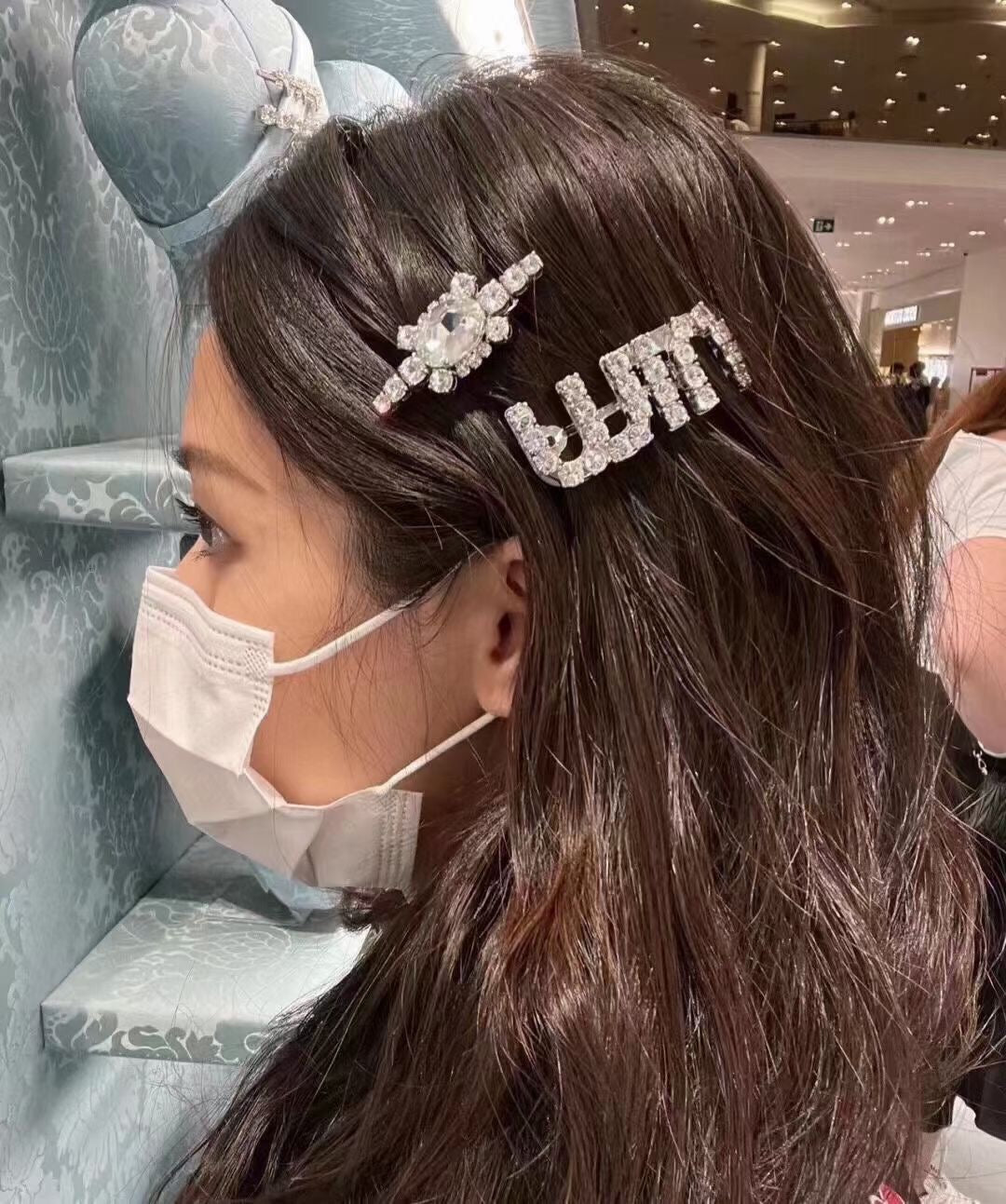 Miu Miu Diamond Hair Clip