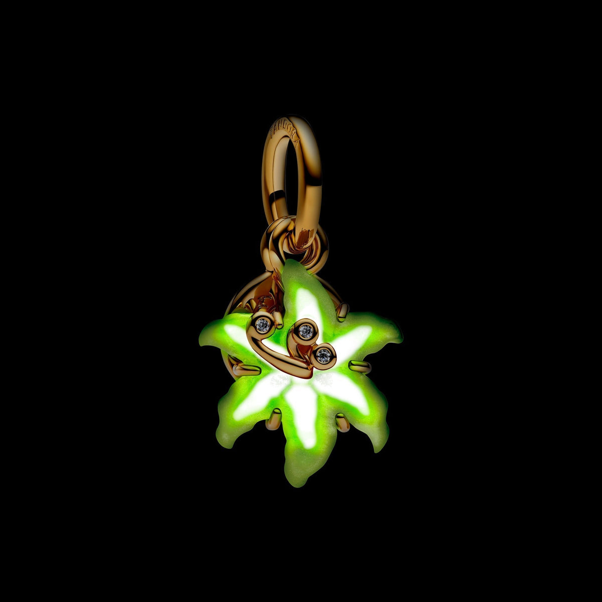 Pandora Disney Tangled Sundrop Flower Glow-in-the-dark Charm