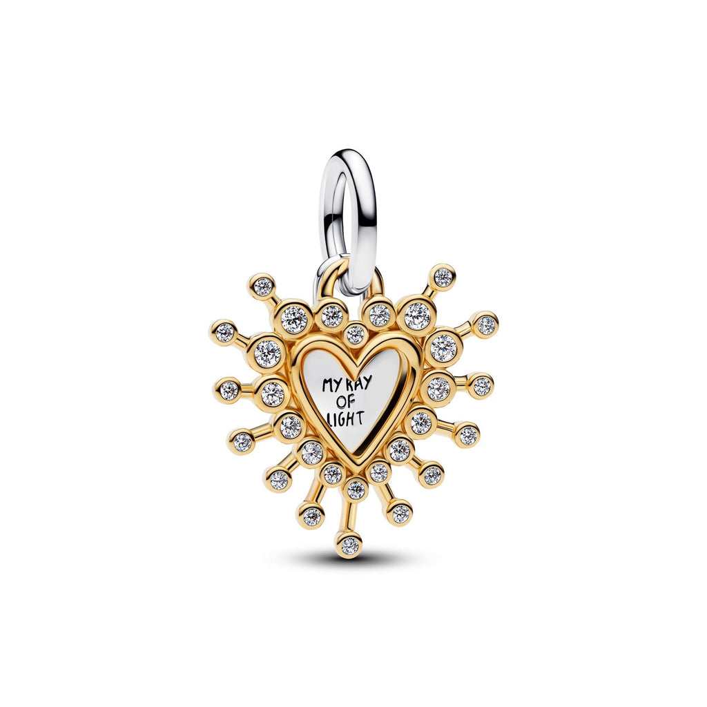 Pandora Radiant Heart Double Dangle Charm