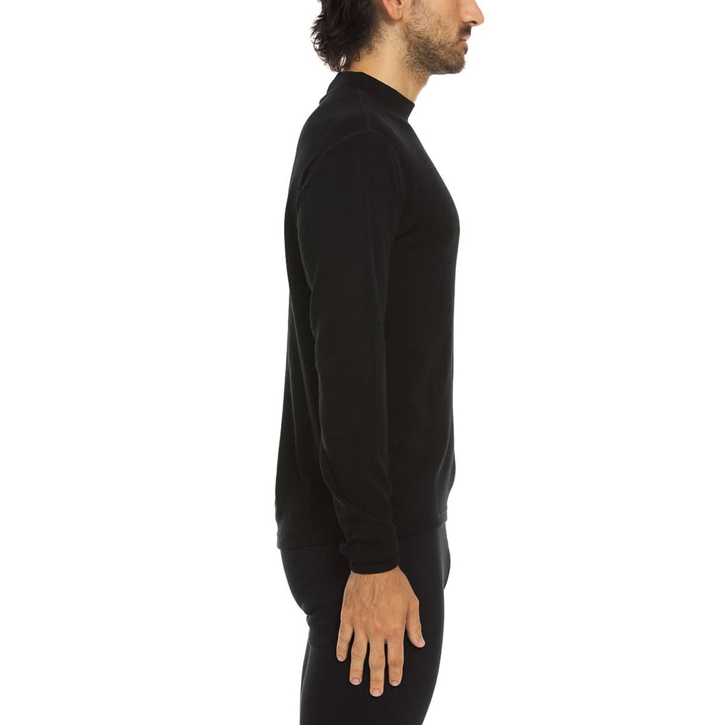Midweight Wool Mock Neck - 100% Merino Wool